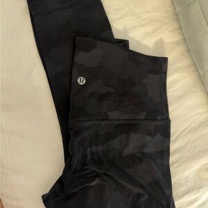 Lululemon Black Camo Leggings